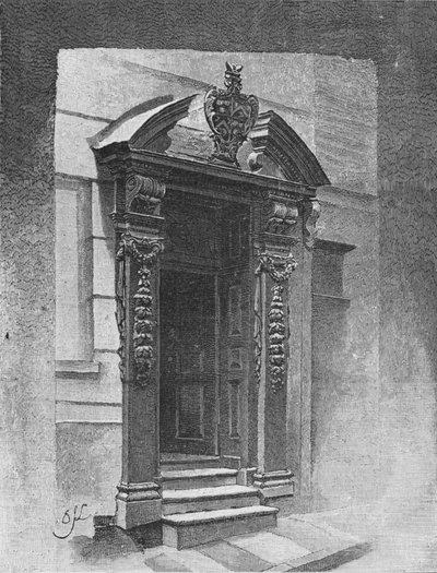 डोरवे, पेंटर स्टेनर्स हॉल, 1890 द्वारा अज्ञात