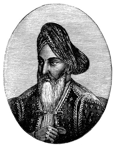 दोस्त मोहम्मद खान 1793-1863 अफगानिस्तान के शासक, c1880 द्वारा अज्ञात