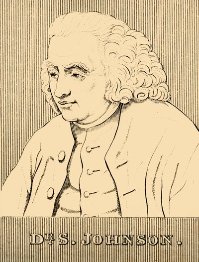 डॉ एस जॉनसन, 1709-1784, 1830। द्वारा अज्ञात