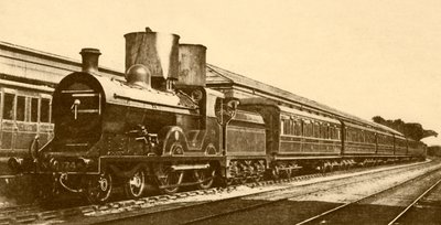 डबलिन-बेलफास्ट एक्सप्रेस, आयरलैंड रेलवे का महान उत्तरी, 1930। द्वारा अज्ञात