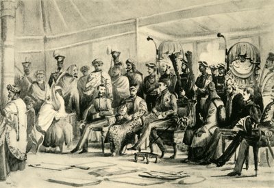 लॉर्ड ऑकलैंड का दरबार, c1836-1842, 1925। द्वारा अज्ञात