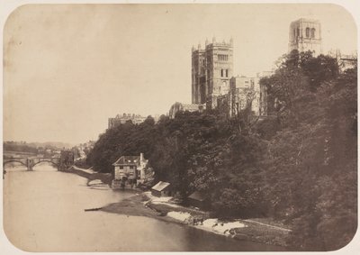 डरहम कैथेड्रल, 1858। द्वारा अज्ञात