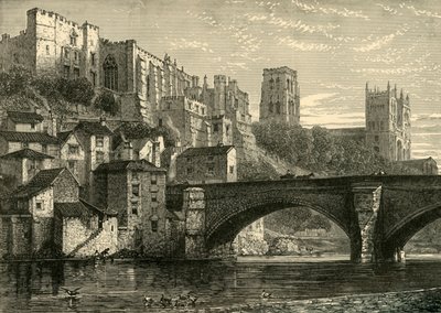 नदी से डरहम, 1898। द्वारा अज्ञात
