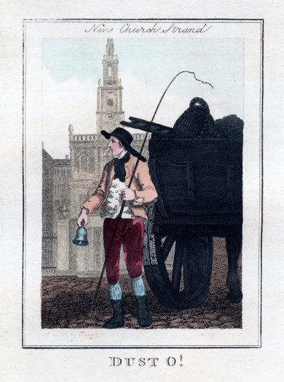 धूल हे !, न्यू चर्च, स्ट्रैंड, लंदन, 1805 द्वारा अज्ञात