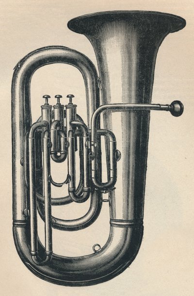 ई बॉम्बार्डन तीन वाल्वों के साथ, 1910। द्वारा अज्ञात