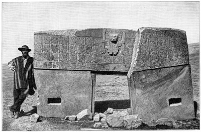 अकापना, तायाहुआनाको, बोलीविया के 1901 के अखंड द्वार का पूर्वी पहलू द्वारा अज्ञात