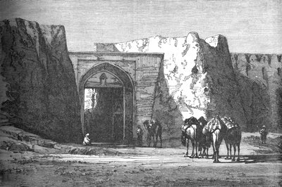 ईदगाह, या उत्तर द्वार, कंधार, c1880 द्वारा अज्ञात