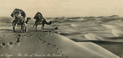 मिस्र - रेगिस्तान में भूमि का सागर, c1918-c1939। द्वारा अज्ञात