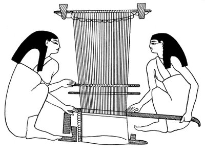 मिस्र के बुनकर, c3000 ईसा पूर्व 1930 द्वारा अज्ञात