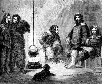 एलीशा केंट केन और ग्रीनलैंड में उनके साथी, c1855 c1880 द्वारा अज्ञात