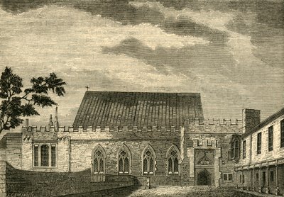 एली हाउस - द हॉल, सी 1872। द्वारा अज्ञात