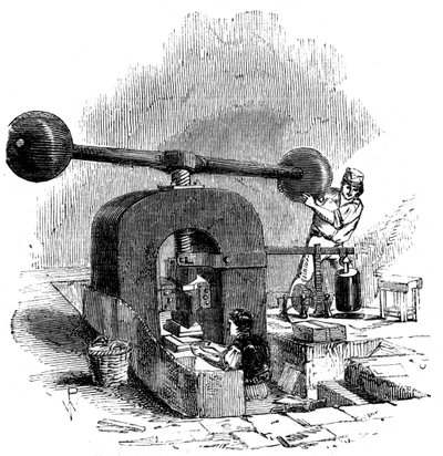 एम्बॉसिंग प्रेस, 1886 द्वारा अज्ञात