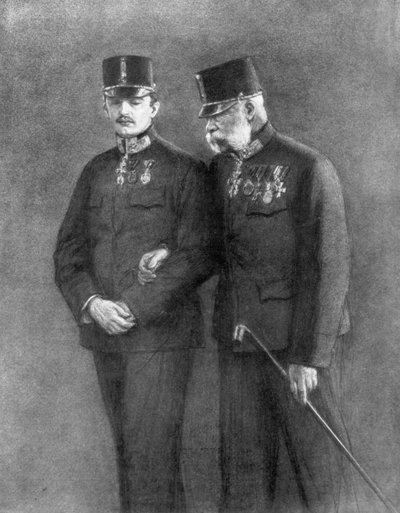 ऑस्ट्रिया और आर्कड्यूक चार्ल्स हैब्सबर्ग के सम्राट फ्रांज जोसेफ 1926 द्वारा अज्ञात