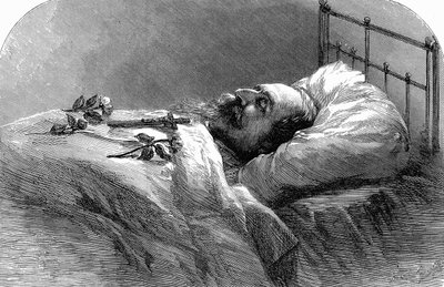 उनकी मृत्यु पर 1873 में फ्रांस के सम्राट नेपोलियन III। द्वारा अज्ञात