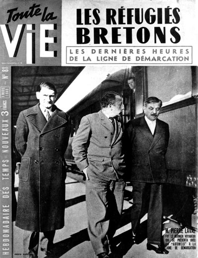जर्मन-कब्जे वाले और विची फ्रांस के बीच सीमांकन की रेखा का अंत, 1942 मार्च 1943 द्वारा अज्ञात
