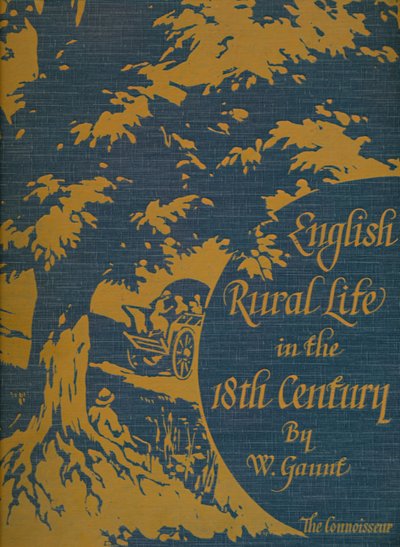 18 वीं शताब्दी में अंग्रेजी ग्रामीण जीवन, फ्रंट कवर, 1925 द्वारा अज्ञात