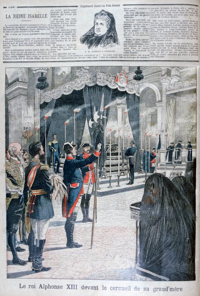 स्पेन के इसाबेला II का स्थान, एल एस्कैरोरियल का मठ, 1904 द्वारा अज्ञात