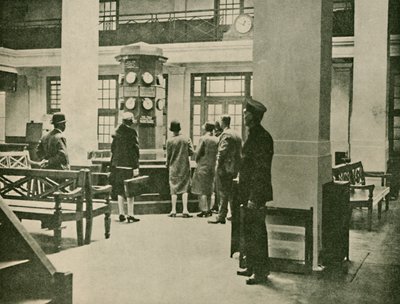एंट्रेंस हॉल, लंदन एयर स्टेशन, 1927 द्वारा अज्ञात