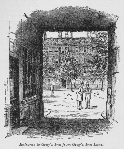 ग्रेस इन लेन से ग्रेस इन के लिए प्रवेश, c1918 द्वारा अज्ञात