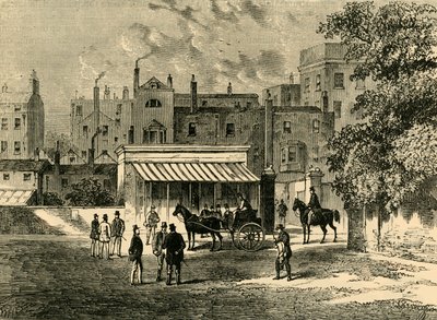 ओल्ड टाटर्सल्स में प्रवेश।, c1876। द्वारा अज्ञात