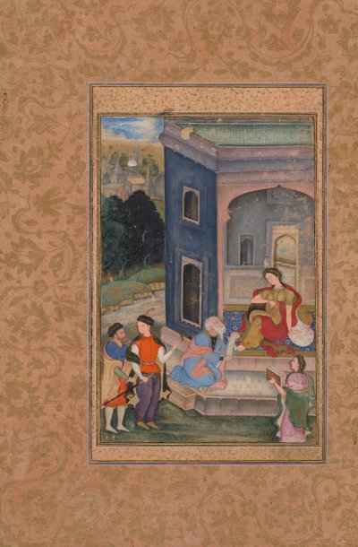 यूरोपीय पोशाक दृश्य, सी। 1590-1595। द्वारा अज्ञात