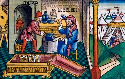 निर्गमन 31:2-8: बसलेल और अहोलीआब वाचा का सन्दूक बना रहे हैं द्वारा अज्ञात