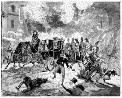 रुए डे ला लोई, पेरिस, फ्रांस, 24 दिसंबर 1800 1882-1884 पर विस्फोट द्वारा अज्ञात