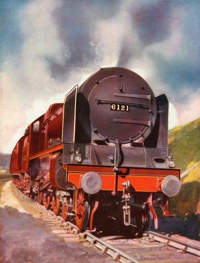 रॉयल स्कॉट 4-6-0 क्लास, 1935-36 के एक्सप्रेस पैसेंजर लोकोमोटिव। द्वारा अज्ञात
