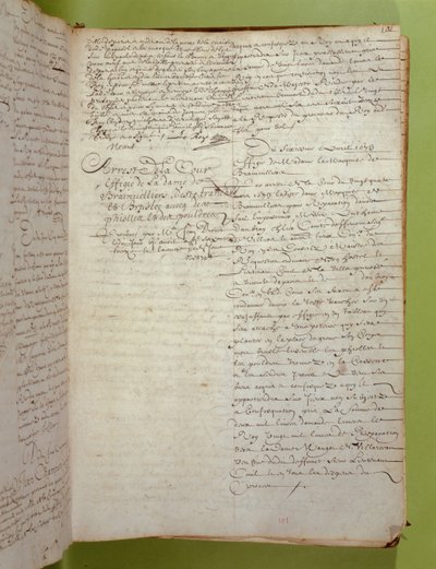 मारकिस डी ब्रिनविलियर्स, अप्रैल 1673 (कागज पर कलम और स्याही) के निष्पादन और जलने से मौत की निंदा के कंसीयर्गेरी रिकॉर्ड से उद्धरण द्वारा अज्ञात