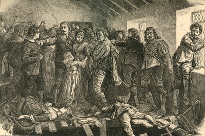 1623, 1897 में ब्लैकलियर्स में चैपल में गिरना। द्वारा अज्ञात