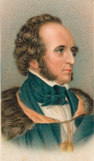 फेलिक्स मेंडेलशॉ 1809-1847, जर्मन संगीतकार, पियानोवादक, आयोजक और कंडक्टर, 1911 द्वारा अज्ञात