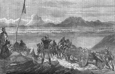 कंधार की पहली दृष्टि, c1880 द्वारा अज्ञात