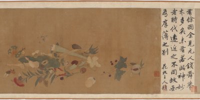फूल, फल, सीपियाँ और कीड़े, 1368-1644। द्वारा अज्ञात