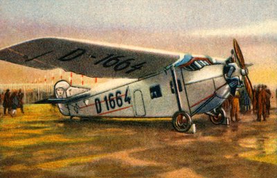 फ़ॉके-वुल्फ़ ए 28 हबीच विमान, 1920, 1932। द्वारा अज्ञात