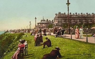 Folkestone। द लीज़, 19 वीं 20 वीं सदी के अंत में द्वारा अज्ञात