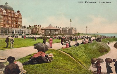 Folkestone। अपर लेस, 19 वीं सदी के अंत में द्वारा अज्ञात
