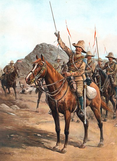 फॉर्म अप, नहीं 2! फॉर्म अप !, 1898 के सूडान के ओमडुरमैन की लड़ाई में ब्रिटिश लांसर्स द्वारा अज्ञात