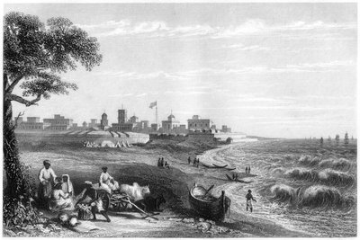 फोर्ट जॉर्ज, मद्रास, भारत, c1860 द्वारा अज्ञात
