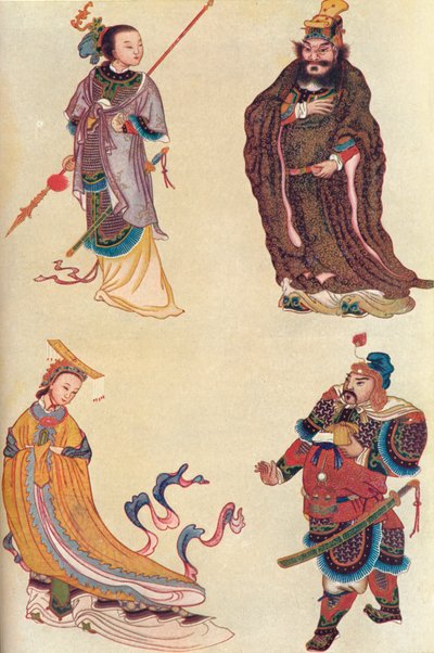 चीनी इतिहास में चार प्रसिद्ध आंकड़े, 1907 द्वारा अज्ञात