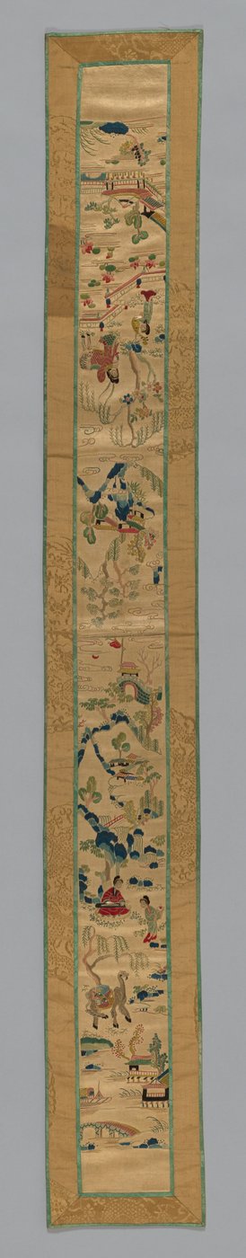 फ्रैग्मेंट स्लीव बैंड, चीन, किंग राजवंश 1644-1911, 185075। द्वारा अज्ञात