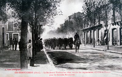 फ्रांसीसी विदेशी सेना, ऐन टेम्पोचेंट, अल्जीरिया, 1899 द्वारा अज्ञात