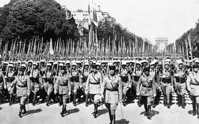 फ्रांसीसी विदेशी सेना की समीक्षा, पेरिस, 14 जुलाई 1939 द्वारा अज्ञात