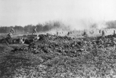 सोमे और ओइस, पिकार्डी, फ्रांस, 1918 के बीच फ्रांसीसी जवाबी हमला द्वारा अज्ञात