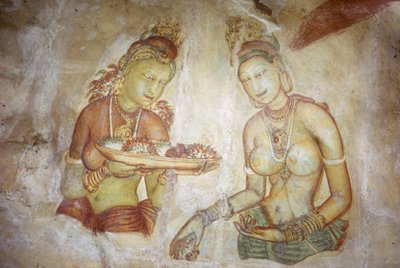 फ्रेस्को/सिगिरिया/श्रीलंका की महिलाएं द्वारा अज्ञात