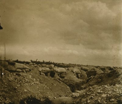 फ्रंट लाइन, जॉनचेरी, उत्तरी फ्रांस, c1914-c1918 द्वारा अज्ञात