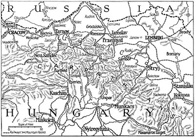 गैलिसिया और कार्पेथियन पास, 1915 द्वारा अज्ञात