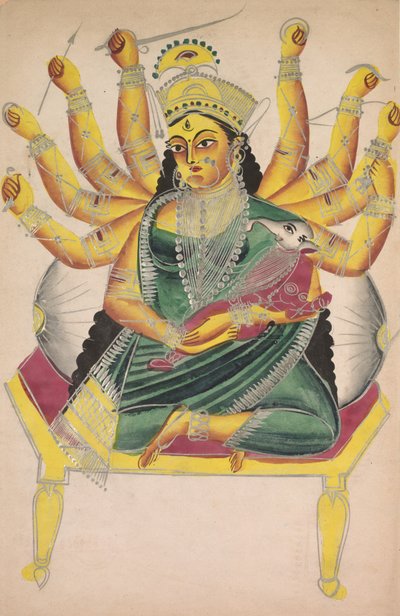 गणेश की जननी-जननी, 1800 की। द्वारा अज्ञात