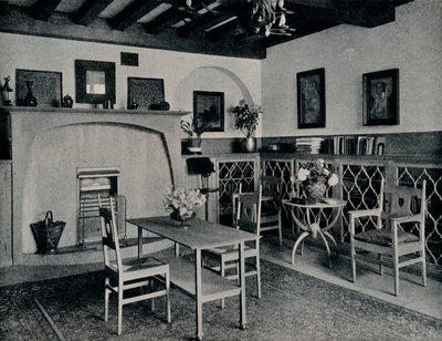 गार्डन कॉर्नर, c1907 द्वारा अज्ञात