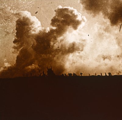 गैस हमला, वर्दुन, उत्तरी फ्रांस, c1914-c1918 द्वारा अज्ञात