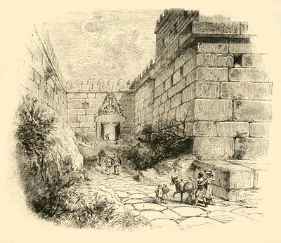 गेट्स ऑफ द लायंस एट मायसेन, 1890। द्वारा अज्ञात